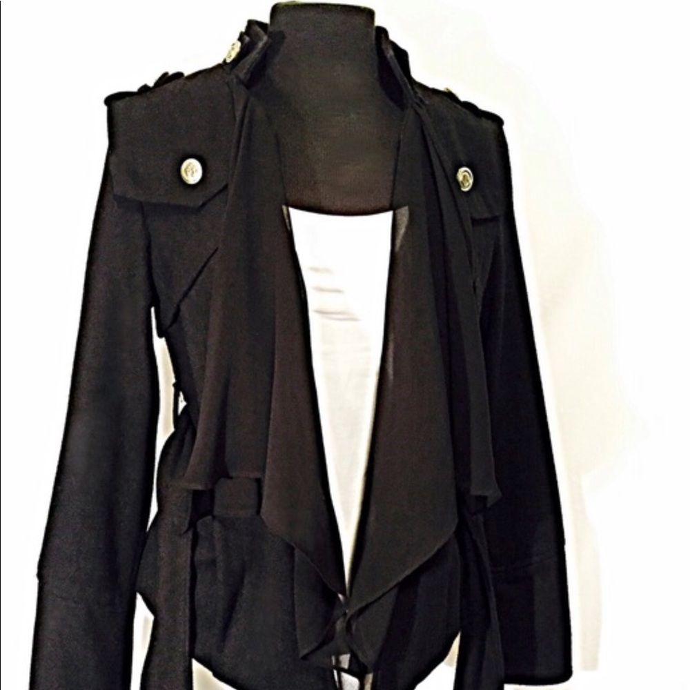 Anthropologie RYU Military Style Jacket Olive - Picture 4 of 7